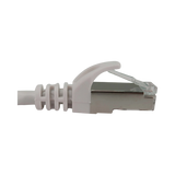 Tripp Lite Cat6a 10G Snagless Shielded Slim STP Ethernet Cable (RJ45 M/M), PoE, White, 7 ft. (2.1 m) — Being Shipped