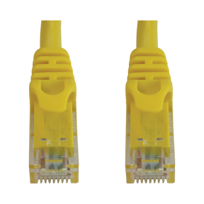 Tripp Lite Cat6a 10G Snagless Molded UTP Ethernet Cable (RJ45 M/M), PoE, Yellow, 1 ft. (0.3 m) — Being Shipped