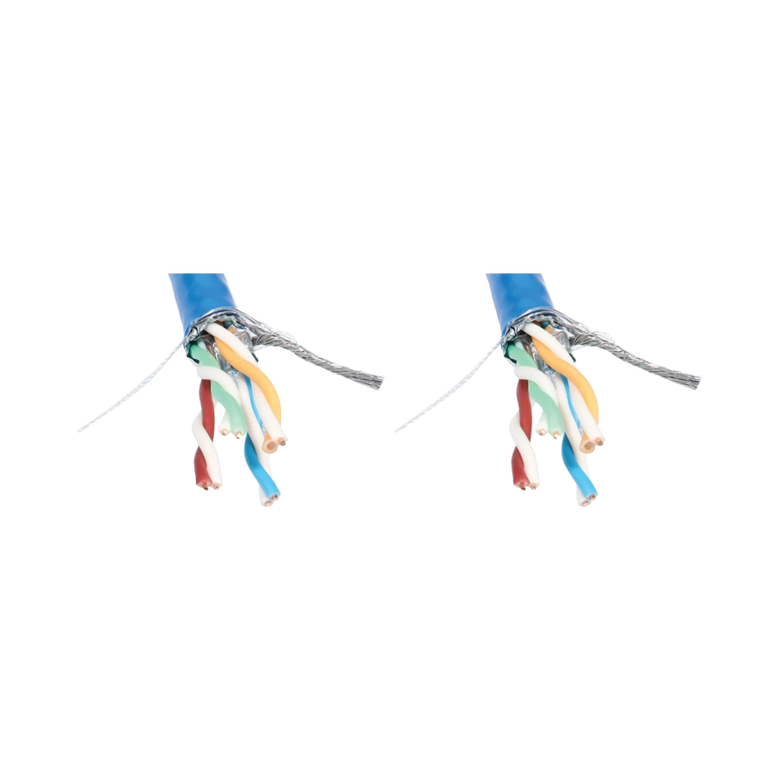 Tripp Lite Cat8 25G/40G Solid Core S/FTP Bulk Ethernet Cable, CMR Rated, Blue, 1000 ft. (305 m) — Being Shipped