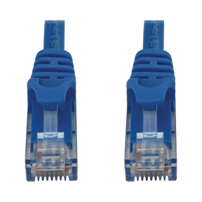 Tripp Lite Cat6a 10G Snagless Molded UTP Ethernet Cable (RJ45 M/M), PoE, Blue, 25 ft. (7.6 m) — Being Shipped