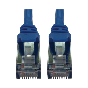 Tripp Lite Cat6a 10G Snagless Shielded Slim STP Ethernet Cable (RJ45 M/M), PoE, Blue, 6 ft. (1.8 m) — Being Shipped