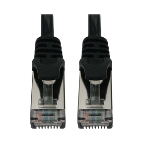Tripp Lite Cat6a 10G Snagless Shielded Slim STP Ethernet Cable (RJ45 M/M), PoE, Black, 15 ft. (4.6 m) — Being Shipped