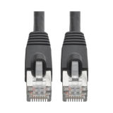 Tripp Lite Cat6a 10G Snagless Shielded STP Ethernet Cable (RJ45 M/M), PoE, Black, 7 ft. (2.13 m) — Being Shipped