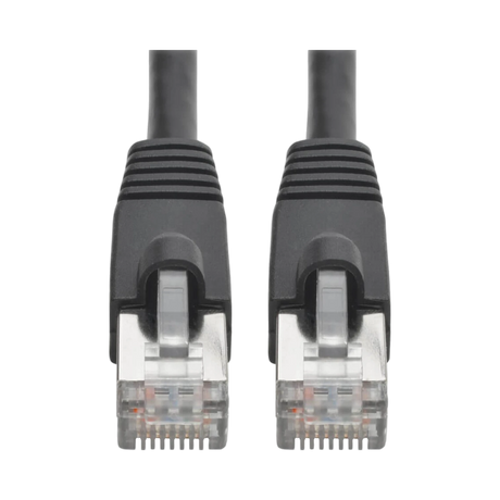 Tripp Lite Cat6a 10G Snagless Shielded STP Ethernet Cable (RJ45 M/M), PoE, Black, 7 ft. (2.13 m) — Being Shipped