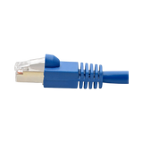 Tripp Lite Cat6a 10G Snagless Shielded STP Ethernet Cable (RJ45 M/M), PoE, Blue, 35 ft. (10.67 m) — Being Shipped
