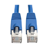 Tripp Lite Cat6a 10G Snagless Shielded STP Ethernet Cable (RJ45 M/M), PoE, Blue, 35 ft. (10.67 m) — Being Shipped