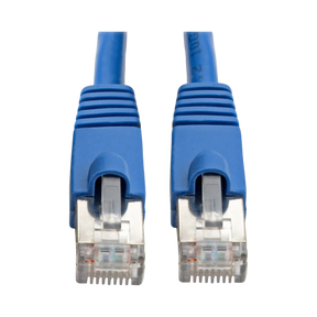 Tripp Lite Cat6a 10G Snagless Shielded STP Ethernet Cable (RJ45 M/M), PoE, Blue, 35 ft. (10.67 m) — Being Shipped