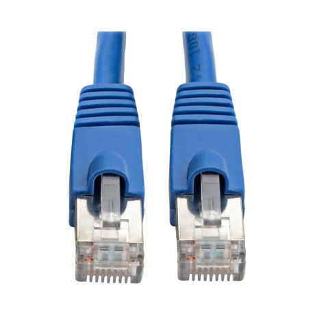 Tripp Lite Cat6a 10G Snagless Shielded STP Ethernet Cable (RJ45 M/M), PoE, Blue, 35 ft. (10.67 m) — Being Shipped