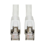 Tripp Lite Cat8 40G Snagless SSTP Ethernet Cable (RJ45 M/M), PoE, White, 1 ft. (0.3 m) — Being Shipped