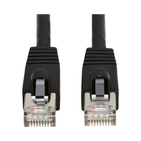 Tripp Lite Cat8 40G Snagless SSTP Ethernet Cable (RJ45 M/M), PoE, Black, 2 ft. (0.6 m) — Being Shipped