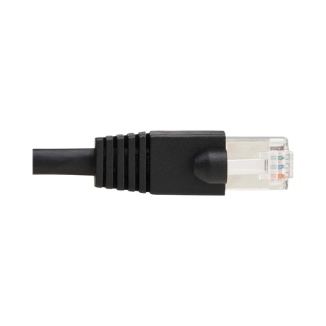 Tripp Lite Cat8 40G Snagless SSTP Ethernet Cable (RJ45 M/M), PoE, Black, 2 ft. (0.6 m) — Being Shipped