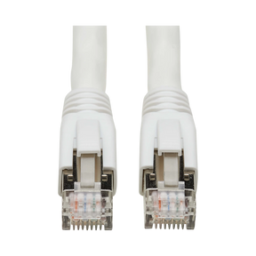 Tripp Lite Cat8 40G Snagless SSTP Ethernet Cable (RJ45 M/M), PoE, White, 2 ft. (0.6 m) — Being Shipped