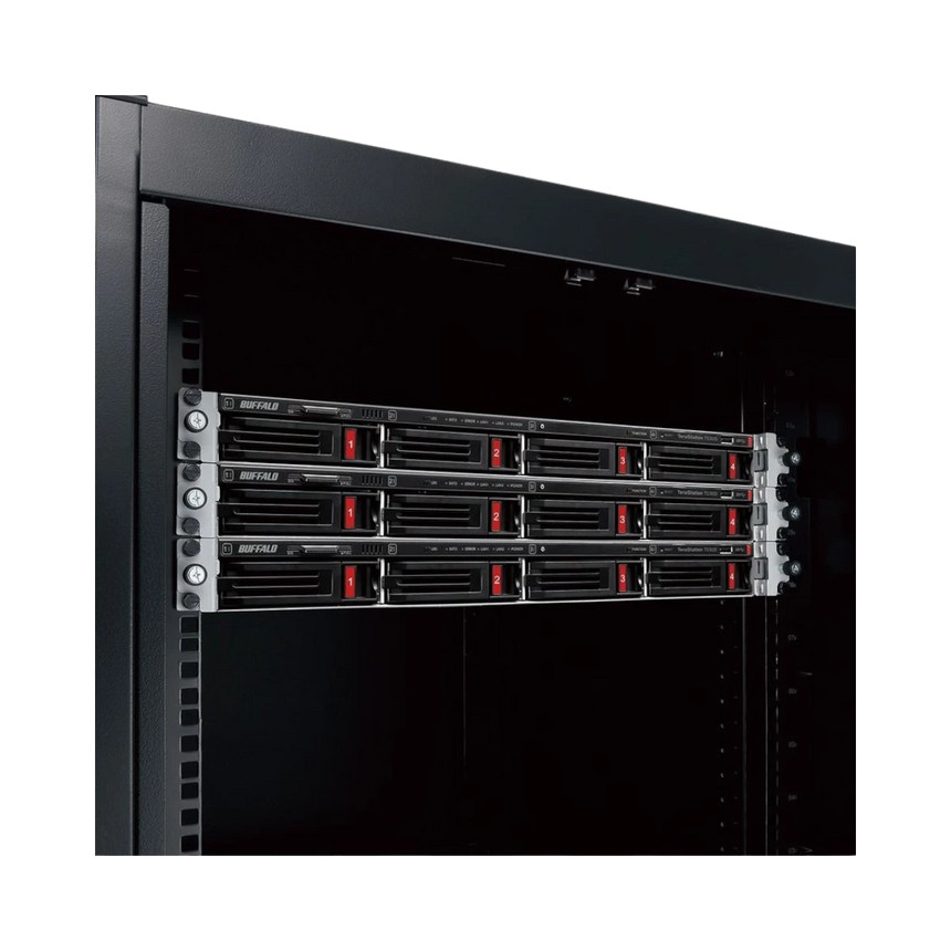 Buffalo TeraStation 3420RN Partially Populated 8TB 4-Bay 1U Rackmount NAS Server (2 x 4TB) — Being Shipped