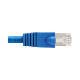 Tripp Lite Cat8 40G Snagless SSTP Ethernet Cable (RJ45 M/M), PoE, Blue, 3 ft. (0.9 m) — Being Shipped