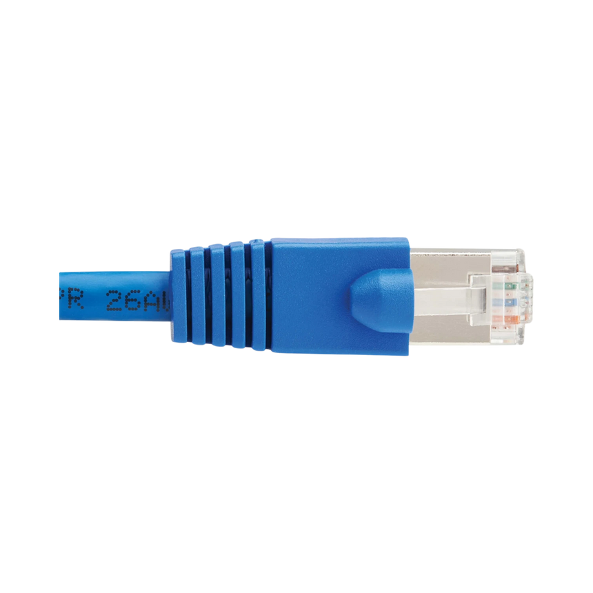 Tripp Lite Cat8 40G Snagless SSTP Ethernet Cable (RJ45 M/M), PoE, Blue, 12 ft. (3.7 m) — Being Shipped