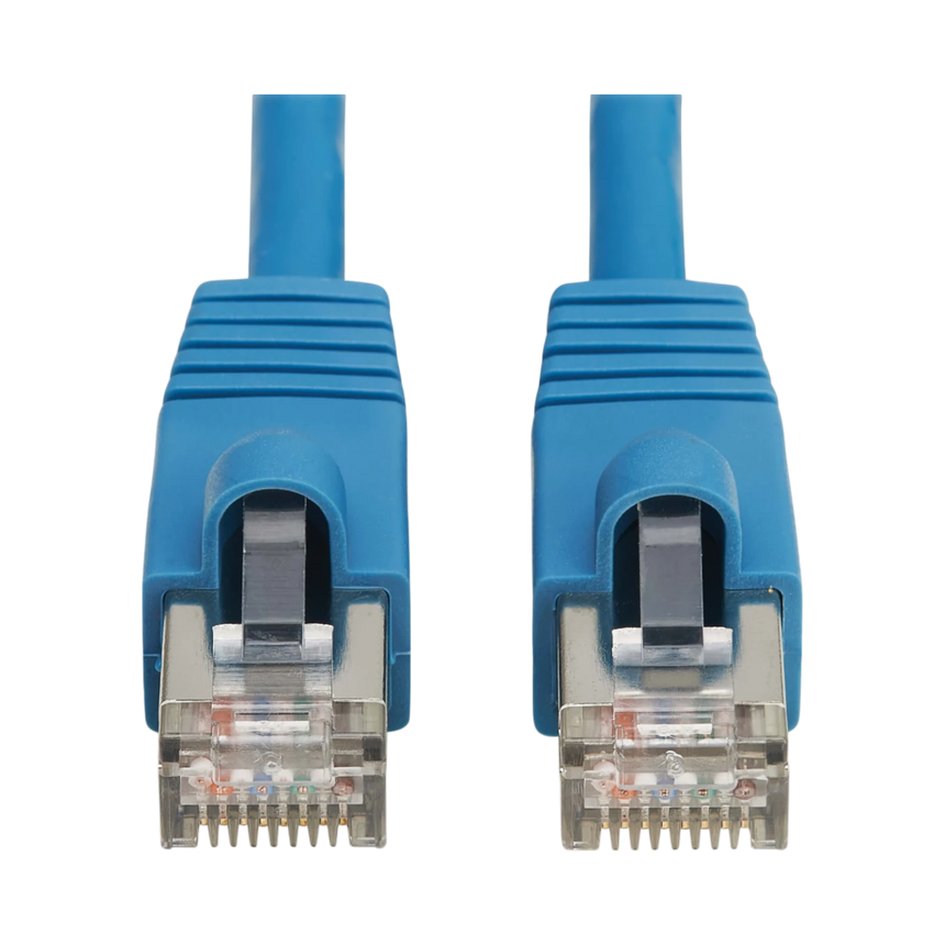 Tripp Lite Cat8 40G Snagless SSTP Ethernet Cable (RJ45 M/M), PoE, LSZH, Blue, 0.5 m (1.6 ft.) — Being Shipped