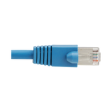 Tripp Lite Cat8 40G Snagless SSTP Ethernet Cable (RJ45 M/M), PoE, LSZH, Blue, 0.5 m (1.6 ft.) — Being Shipped