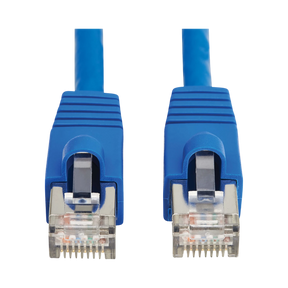 Tripp Lite Cat8 40G Snagless SSTP Ethernet Cable (RJ45 M/M), PoE, Blue, 1 ft. (0.3 m) — Being Shipped