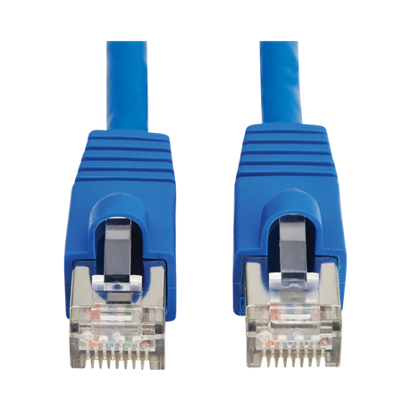 Tripp Lite Cat8 40G Snagless SSTP Ethernet Cable (RJ45 M/M), PoE, Blue, 1 ft. (0.3 m) — Being Shipped