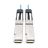 Tripp Lite QSFP+ to QSFP+ Active Optical Cable, 40Gb, AOC, M/M, Aqua, 1M (3.28 ft.) — Being Shipped
