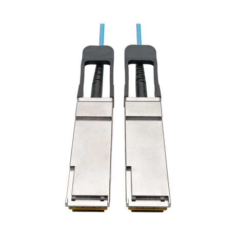 Tripp Lite QSFP+ to QSFP+ Active Optical Cable, 40Gb, AOC, M/M, Aqua, 1M (3.28 ft.) — Being Shipped