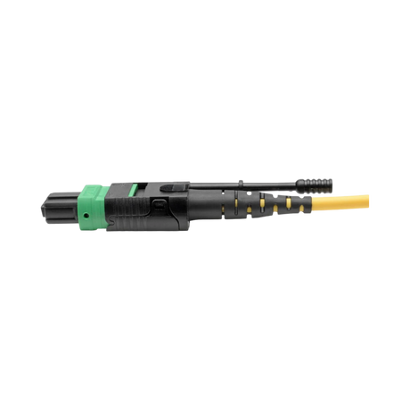 Tripp Lite MTP/MPO (APC) to 4xLC (UPC) Singlemode Breakout Patch Cable, 40/100 GbE, QSFP+ 40GBASE-PLR4, Plenum, Yellow, 1 m (3.3 ft.) — Being Shipped