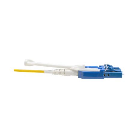 Tripp Lite MTP/MPO (APC) to 4xLC (UPC) Singlemode Breakout Patch Cable, 40/100 GbE, QSFP+ 40GBASE-PLR4, Plenum, Yellow, 1 m (3.3 ft.) — Being Shipped