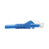 Tripp Lite M12 X-Code Cat6 1G UTP CMR-LP Ethernet Cable (Right-Angle M12 M/RJ45 M), IP68, PoE, Blue, 5 m (16.4 ft.), TAA — Being Shipped