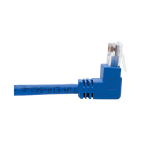 Tripp Lite Up/Down-Angle Cat6 Gigabit Molded UTP Ethernet Cable (RJ45 Up-Angle M to RJ45 Down-Angle M), Blue, 3 ft. (0.91 m) — Being Shipped