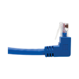 Tripp Lite Up/Down-Angle Cat6 Gigabit Molded UTP Ethernet Cable (RJ45 Up-Angle M to RJ45 Down-Angle M), Blue, 3 ft. (0.91 m) — Being Shipped
