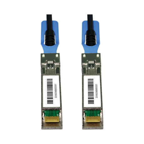Tripp Lite SFP28 to SFP28 25GbE Passive Twinax Copper Cable (M/M), SFP-H25G-CU4M Compatible, Black, 4 m (13.1 ft.) — Being Shipped