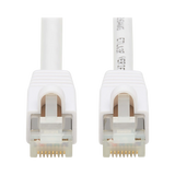 Tripp Lite Safe-IT Cat6a 10G Snagless Antibacterial S/FTP Ethernet Cable (RJ45 M/M), PoE, White, 14 ft. (4.27 m), TAA — Being Shipped