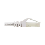 Tripp Lite Safe-IT Cat6a 10G Snagless Antibacterial UTP Ethernet Cable (RJ45 M/M), PoE, White, 10 ft. (3.05 m), TAA — Being Shipped