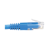 Tripp Lite Right-Angle Cat6 Gigabit Molded UTP Ethernet Cable (RJ45 Right-Angle M to RJ45 M), Blue, 20 ft. (6.09 m) — Being Shipped