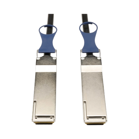 Tripp Lite QSFP+ to QSFP+ 40Gb Passive DAC Copper Infiniband Cable, 0.5M (20-in.) — Being Shipped
