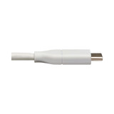 Tripp Lite USB-C to HDMI Adapter Cable (M/M), 4K 60 Hz, 4:4:4, Thunderbolt 3 Compatible, White, 3 ft. (0.9 m) — Being Shipped