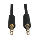 Tripp Lite 3.5mm Mini Stereo Audio Cable for Microphones, Speakers and Headphones (M/M), 3 ft. (0.91 m) — Being Shipped