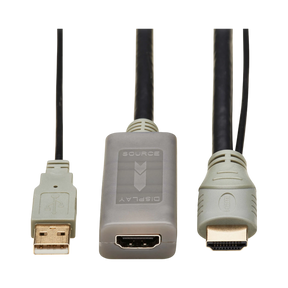 Tripp Lite HDMI Extension Cable with Active Repeater (M/F), 4K 60 Hz, HDR, 4:4:4, HDCP 2.2, 10 ft. (3.1 m), TAA — Being Shipped