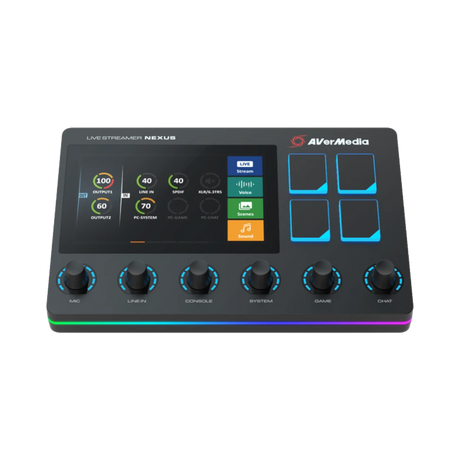 AVerMedia AX310 Live Streamer Creator's Control Center Regular Track Audio Mixer — Being Shipped