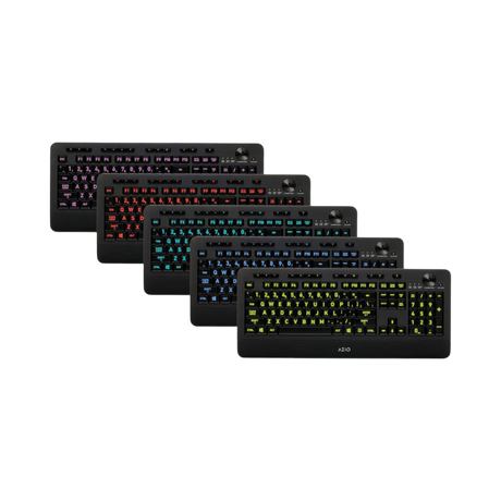 AZIO KB506 Vision Backlit USB Keyboard — Being Shipped