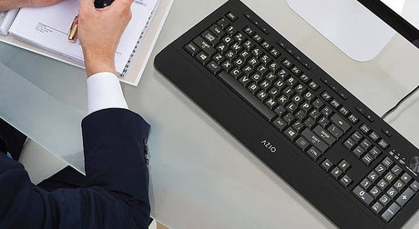 AZIO KB506 Vision Backlit USB Keyboard — Being Shipped