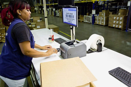 Brother TD-4650TNWB 4" Thermal Transfer Desktop Network Barcode & Label Printer — Being Shipped