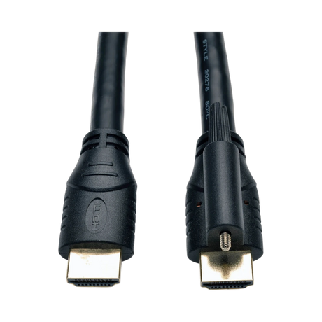Tripp Lite High Speed HDMI Cable with Ethernet & Locking Connector, UHD 4K, 24AWG (M/M), 6 ft. (1.83 m) — Being Shipped