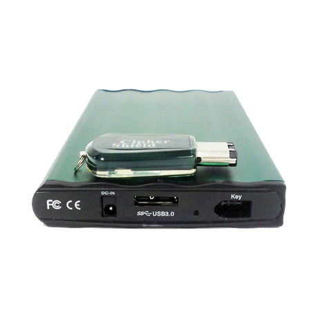 Buslink CipherShield 250GB USB 3.0 AES 256-bit Key Encrypted Solid State Drive — Being Shipped