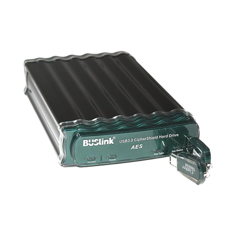 Buslink CipherShield USB 10TB 3.0/eSATA FIPS 256-bit AES Hardware Encrypted Desktop Hard Drive — Being Shipped