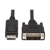 Tripp Lite DisplayPort to DVI Adapter Cable (DP with Latches to DVI-D Single Link M/M), 6 ft. (1.8 m) — Being Shipped