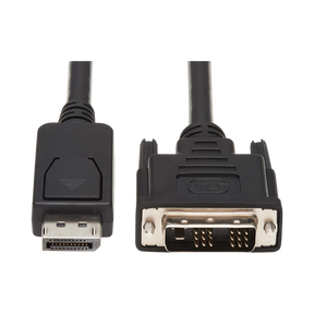 Tripp Lite DisplayPort to DVI Adapter Cable (DP with Latches to DVI-D Single Link M/M), 6 ft. (1.8 m) — Being Shipped