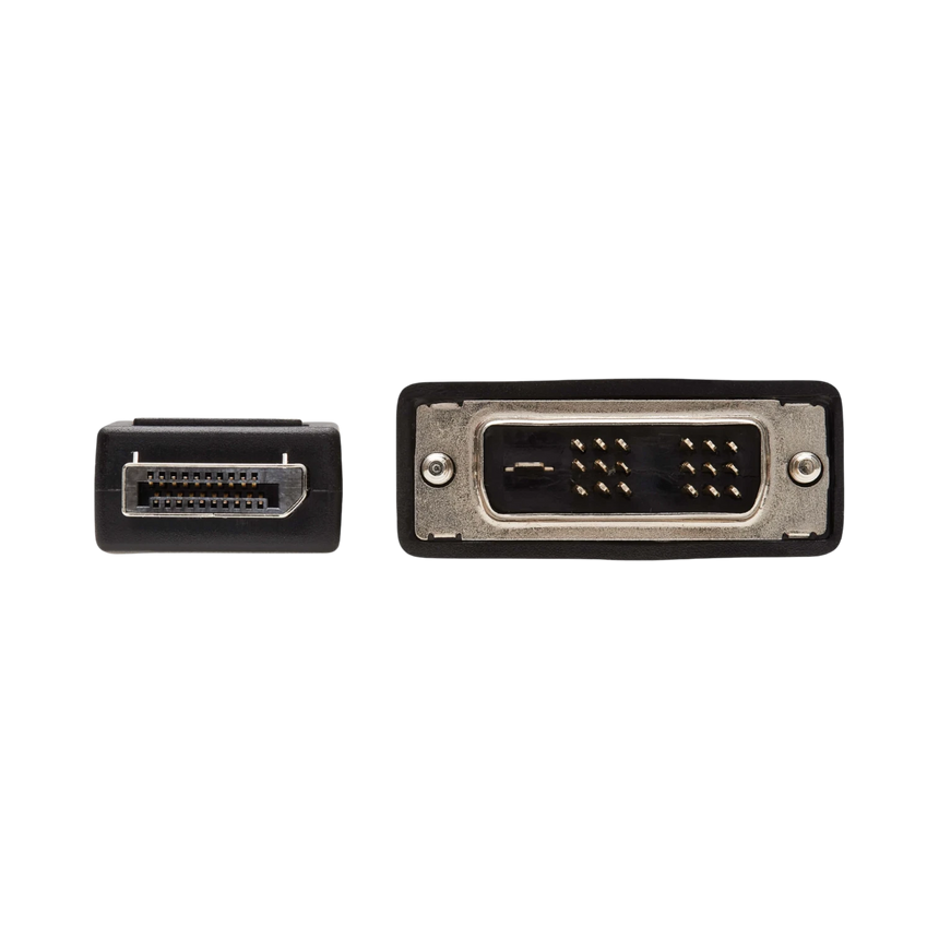 Tripp Lite DisplayPort to DVI Adapter Cable (DP with Latches to DVI-D Single Link M/M), 6 ft. (1.8 m) — Being Shipped