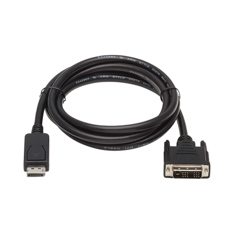 Tripp Lite DisplayPort to DVI Adapter Cable (DP with Latches to DVI-D Single Link M/M), 6 ft. (1.8 m) — Being Shipped