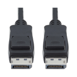 Tripp Lite DisplayPort 1.4 Cable with Latching Connectors, 8K (M/M), Black, 1 ft. (0.31 m) — Being Shipped